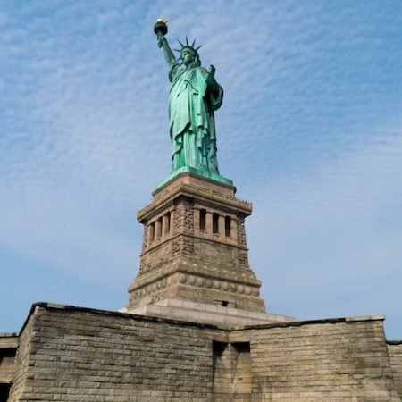 low-angle-shot-statue-liberty-usa_181624-49732